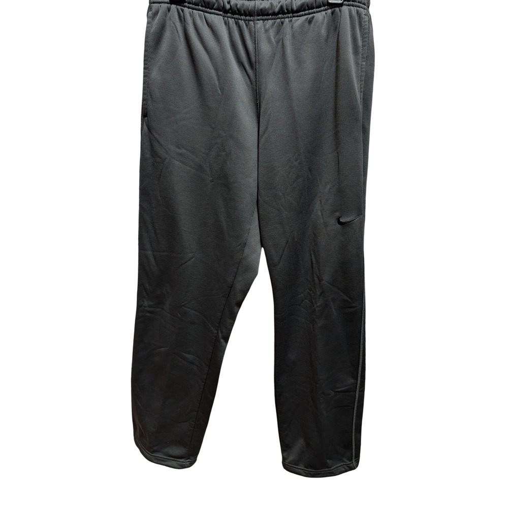 Nike Therma-FIT Pants Mens Medium Black Excellent Fleece Athletic Joggers